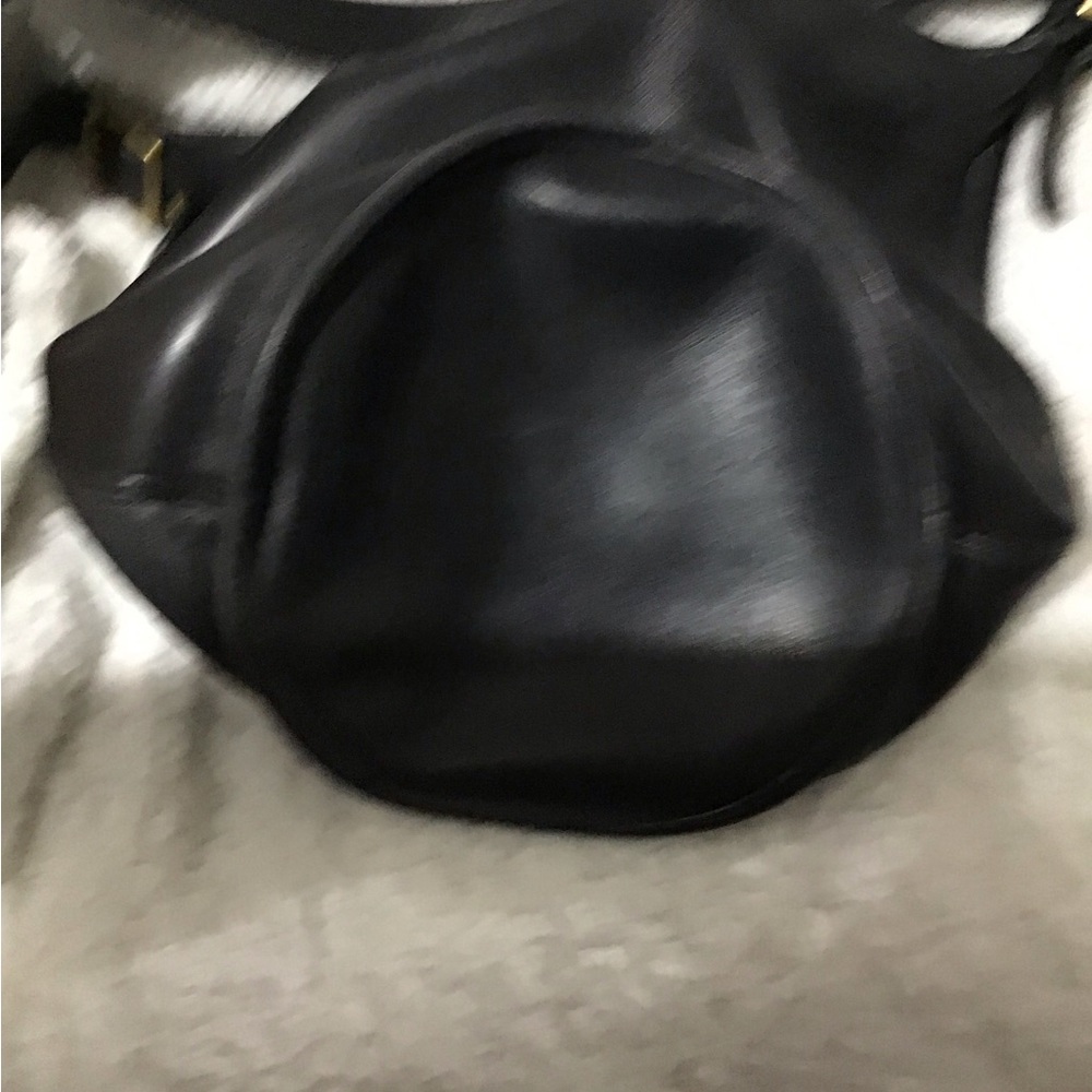 EUC Coach large black leather bucket bag. - Picture 4 of 6